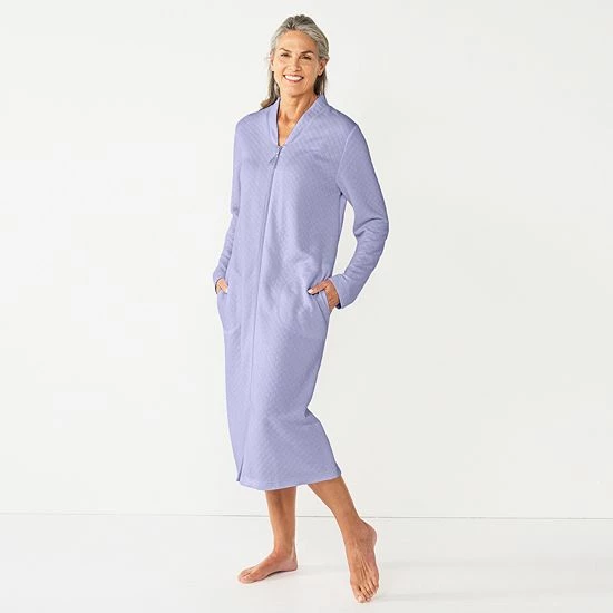 Women's Croft & Barrow® Quilted Lounger Navy - Image 6