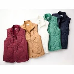 Plus Size Croft & Barrow® Quilted Vest Navy -Croft & BarrowSales unnamed file 1442