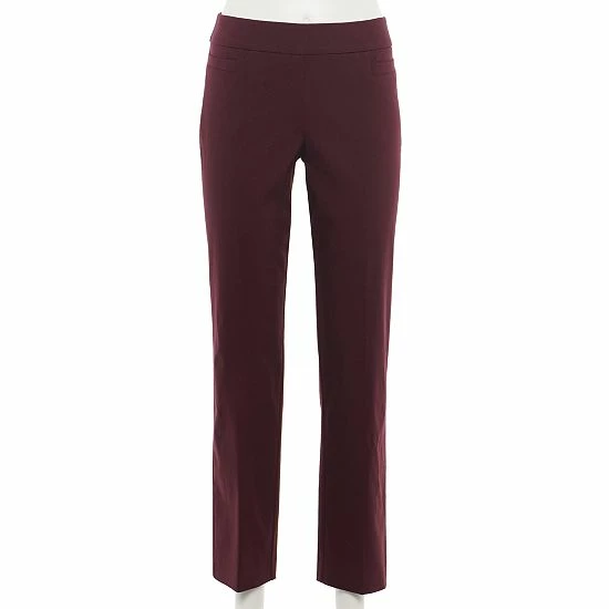 Women's Croft & Barrow® Millennium Tummy Control Pull-On Pants Heather Grey - Image 10