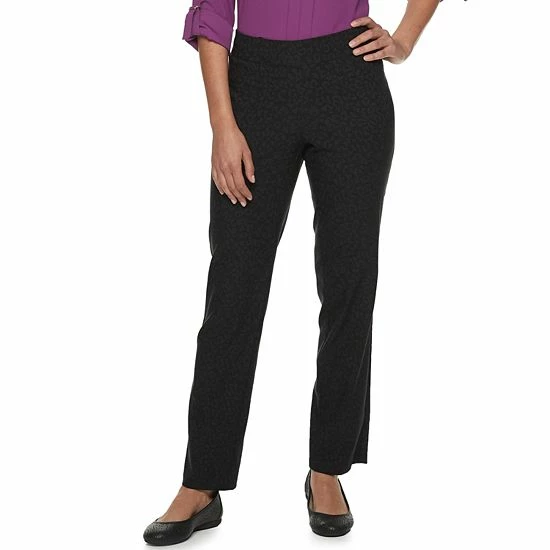 Women's Croft & Barrow® Millennium Tummy Control Pull-On Pants Heather Grey - Image 14