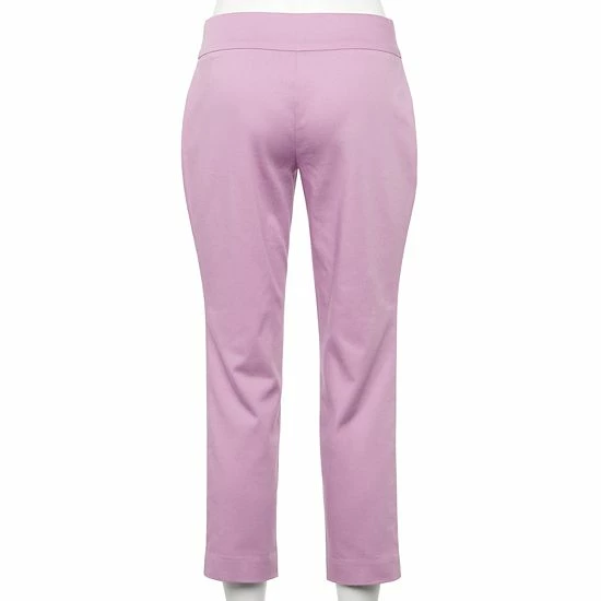 Plus Size Croft & Barrow® Effortless Stretch Pull-On Pants Prosperity Green - Image 2