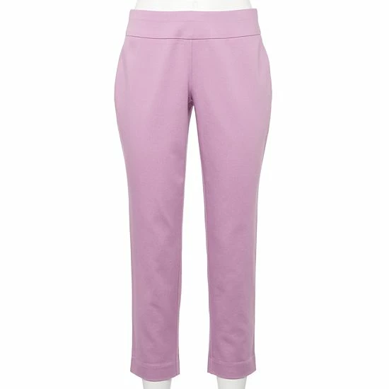 Plus Size Croft & Barrow® Effortless Stretch Pull-On Pants Prosperity Green - Image 19