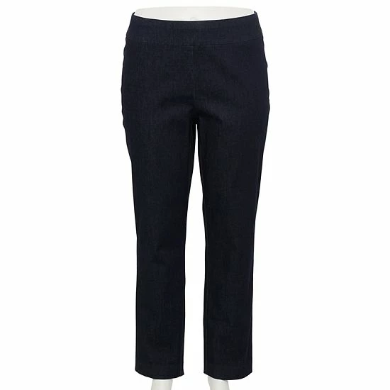 Plus Size Croft & Barrow® Effortless Stretch Pull-On Pants Prosperity Green - Image 20