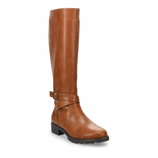 Croft & Barrow® Snare Drum Women's Riding Boots Cognac - Image 6