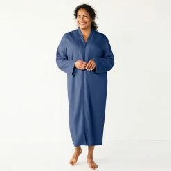 Plus Size Croft & Barrow® Quilted Sleep Lounger Gray Heather