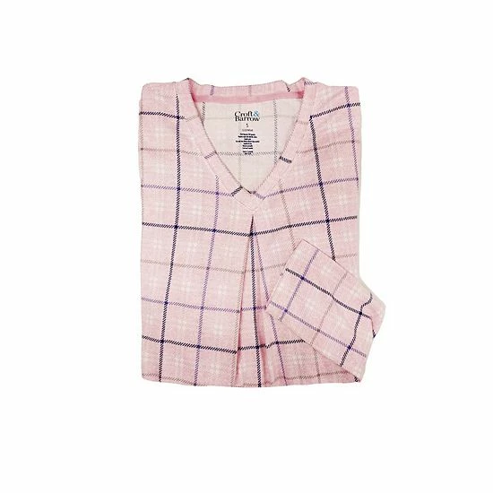 Plus Size Croft & Barrow® Whisperluxe Long Sleeve Sleepshirt Elaborate Hide - Image 4