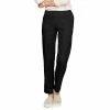 Petite Women's Croft & Barrow® Effortless Stretch Pull-On Straight Pants Cocoa