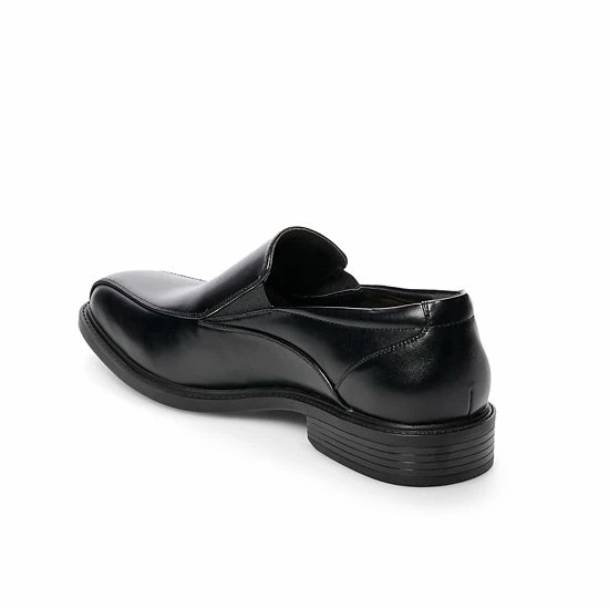 Croft & Barrow® Perry Men's Ortholite Bicycle-Toe Dress Shoes Black - Image 2