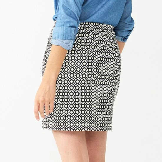 Women's Croft & Barrow® Effortless Stretch Skort Mineral Black - Image 2