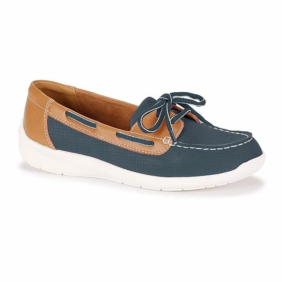 Croft & Barrow® Shearwater Women's Boat Shoes Gray