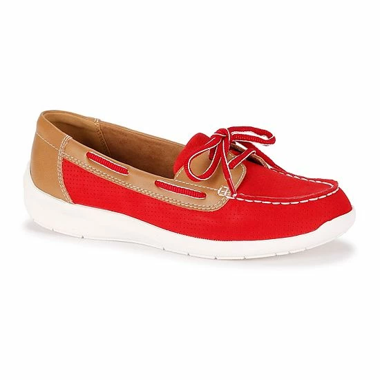 Croft & Barrow® Shearwater Women's Boat Shoes Gray - Image 7