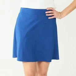 Women's Croft & Barrow® Classic Comfort Collection A-Line Skort Mineral Black -Croft & BarrowSales unnamed file 2688