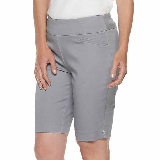 Women's Croft & Barrow® Effortless Stretch Bermuda Shorts Railroad Stripe Floral - Image 7