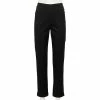 Women's Croft & Barrow® Classic Pull-On Jeans Black Twill