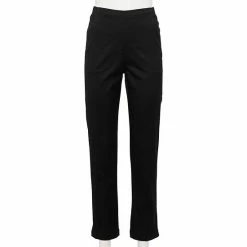 Women's Croft & Barrow® Classic Pull-On Jeans Black Twill