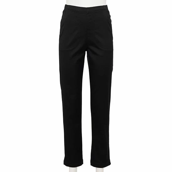 Women's Croft & Barrow® Classic Pull-On Jeans Black Twill