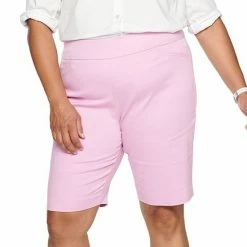 Plus Size Croft & Barrow® Effortless Stretch Bermuda Shorts Dragonfly 4 Plus Size Croft & Barrow® Effortless Stretch Bermuda Shorts Dragonfly -Croft & BarrowSales unnamed file 2971