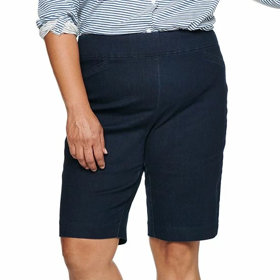 Plus Size Croft & Barrow® Effortless Stretch Bermuda Shorts Dragonfly Plus Size Croft & Barrow® Effortless Stretch Bermuda Shorts Dragonfly -Croft & BarrowSales unnamed file 2974
