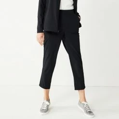 Women's Croft & Barrow® Classic Comfort Collection Jogger Navy