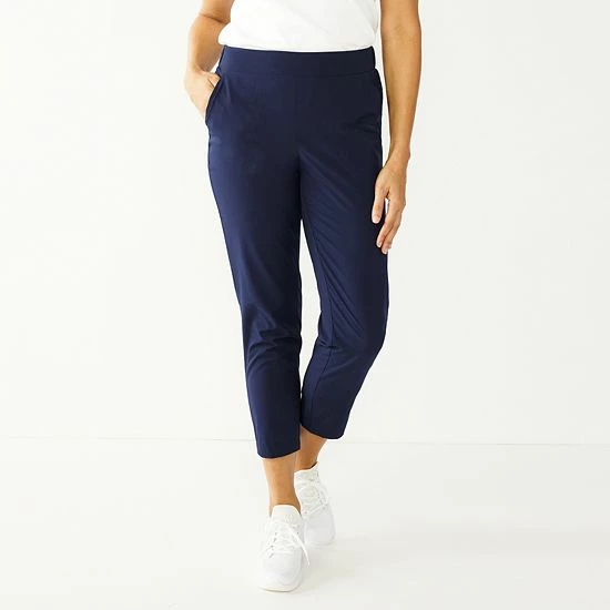 Women's Croft & Barrow® Classic Comfort Collection Jogger Navy - Image 5