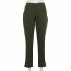 Petite Croft & Barrow® The Classic Pull-On Stretch Ankle Pants Seattle Black