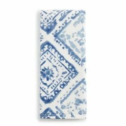 Croft & Barrow Sonoma Goods For Life® Tile Print Hand Towel Blue