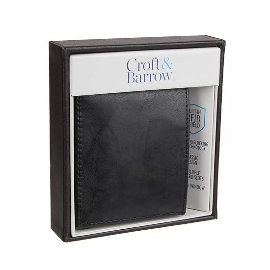 Men's Croft & Barrow® RFID-Blocking Wallet Black - Image 3