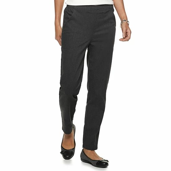 Petite Croft & Barrow® Comfort Waist Pull-On Tapered Pants Genuine Navy - Image 9