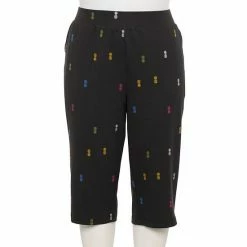 Plus Size Croft & Barrow® French Terry Skimmer Pants Olive