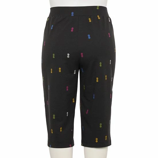 Plus Size Croft & Barrow® French Terry Skimmer Pants Olive - Image 2