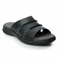 Croft & Barrow® Antone Men's Slide Sandals Black