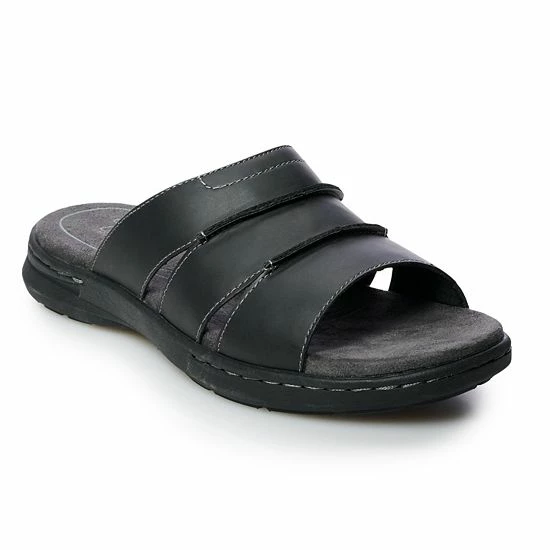 Croft & Barrow® Antone Men's Slide Sandals Black