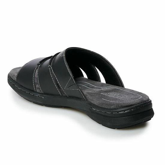 Croft & Barrow® Antone Men's Slide Sandals Black - Image 3