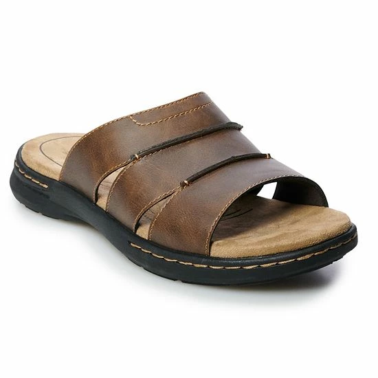 Croft & Barrow® Antone Men's Slide Sandals Black - Image 6