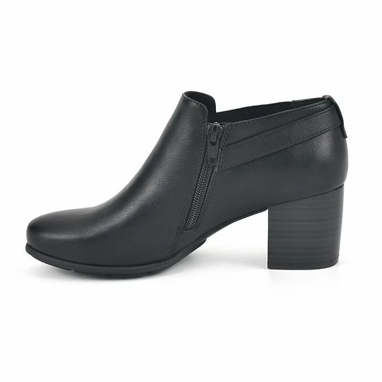Croft & Barrow® Grapesoda Women's Block Heel Ankle Boots Black - Image 3