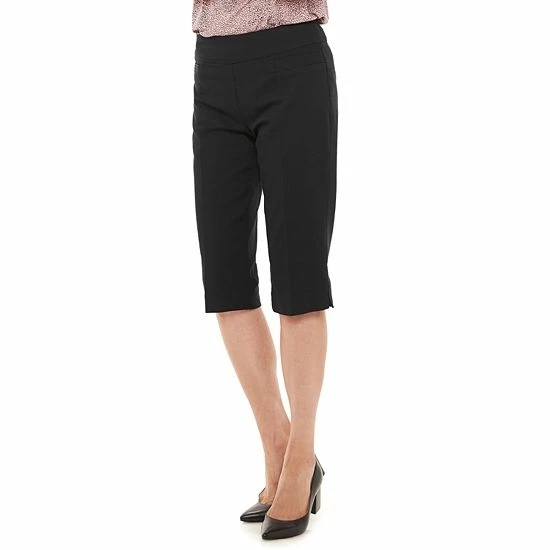 Women's Croft & Barrow® Effortless Stretch Skimmer Pants Navy - Image 5