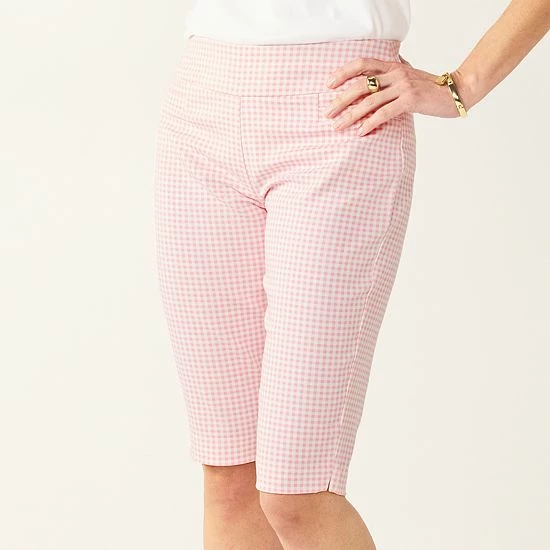 Women's Croft & Barrow® Effortless Stretch Skimmer Pants Navy - Image 6