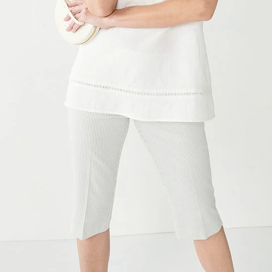 Women's Croft & Barrow® Effortless Stretch Skimmer Pants Navy - Image 12