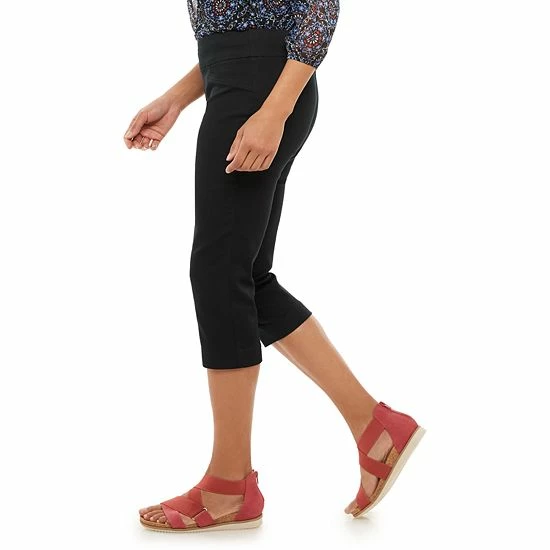 Women's Croft & Barrow® Effortless Stretch Capri Pants Genuine Navy - Image 5
