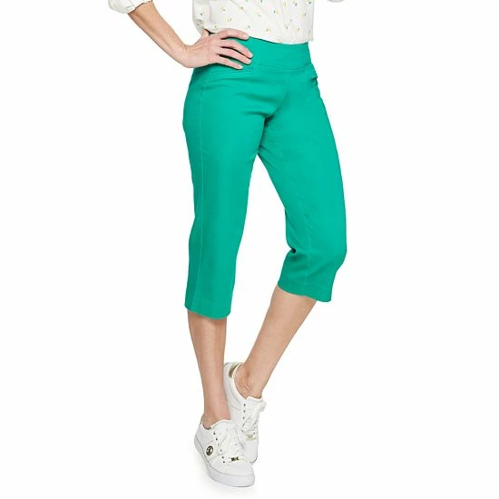 Women's Croft & Barrow® Effortless Stretch Capri Pants Genuine Navy - Image 13