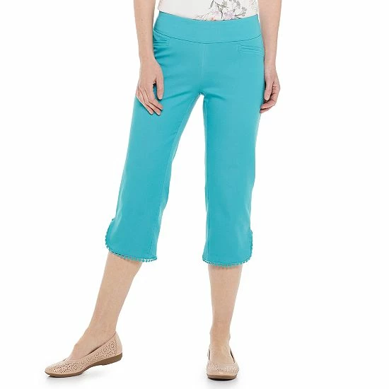 Women's Croft & Barrow® Effortless Stretch Capri Pants Genuine Navy - Image 19