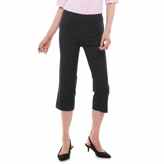 Women's Croft & Barrow® Effortless Stretch Capri Pants Genuine Navy - Image 20