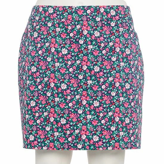 Plus Size Croft & Barrow® Effortless Stretch Skort Chambray Blue - Image 11