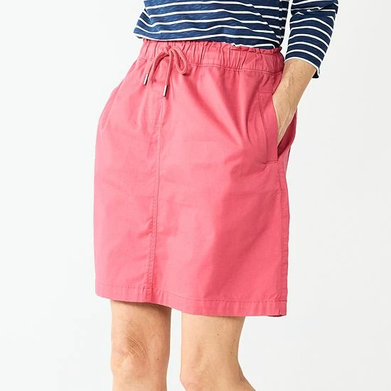Women's Croft & Barrow® Utility Skirt Watermelon