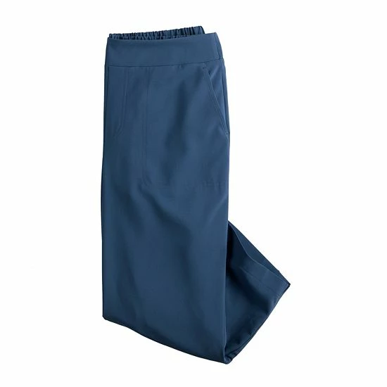 Women's Croft & Barrow® Classic Comfort Collection Capri Pants Blue - Image 3