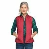 Women's Croft & Barrow® Woven Quilted Vest Teal