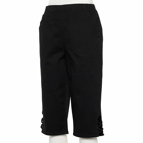 Women's Croft & Barrow® Embellished Hem Skimmer Jeans Rinse Wash - Image 15