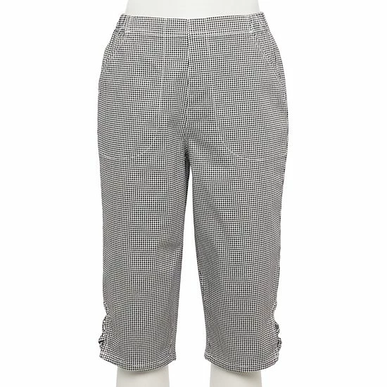 Women's Croft & Barrow® Embellished Hem Skimmer Jeans Rinse Wash - Image 17