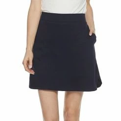 Women's Croft & Barrow® Easy Pull-On Skort Navy Floral