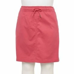 Plus Size Croft & Barrow® Utility Skirt Watermelon